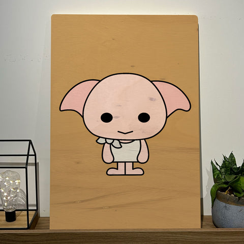 Quadro Decorativo - Dobby - Harry Potter 50 x 33 cm - Muralist Decor