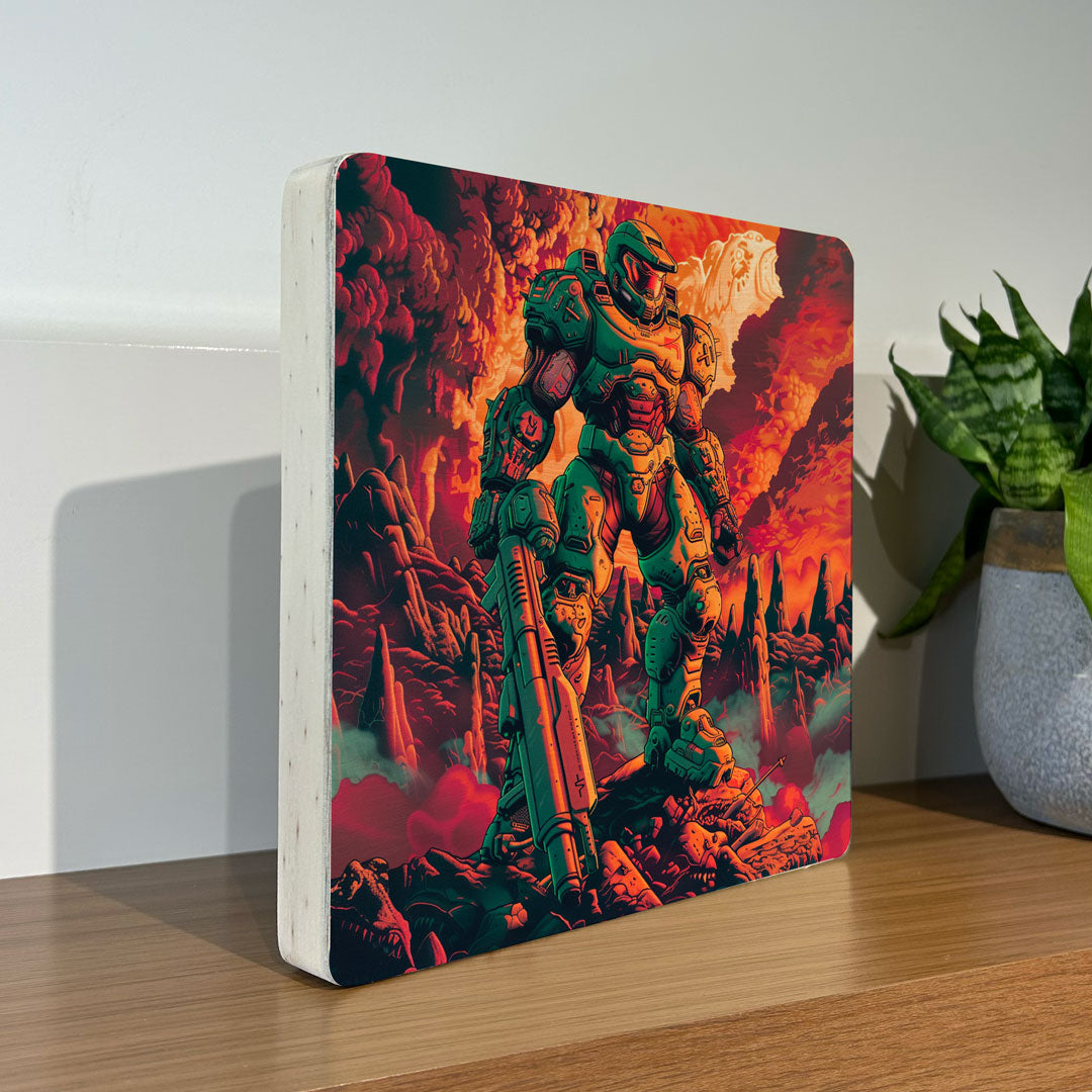 Quadro Decorativo - Doom 20 x 20 cm - Muralist Decor