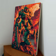 Quadro Decorativo - Doom 50 x 33 cm - Muralist Decor