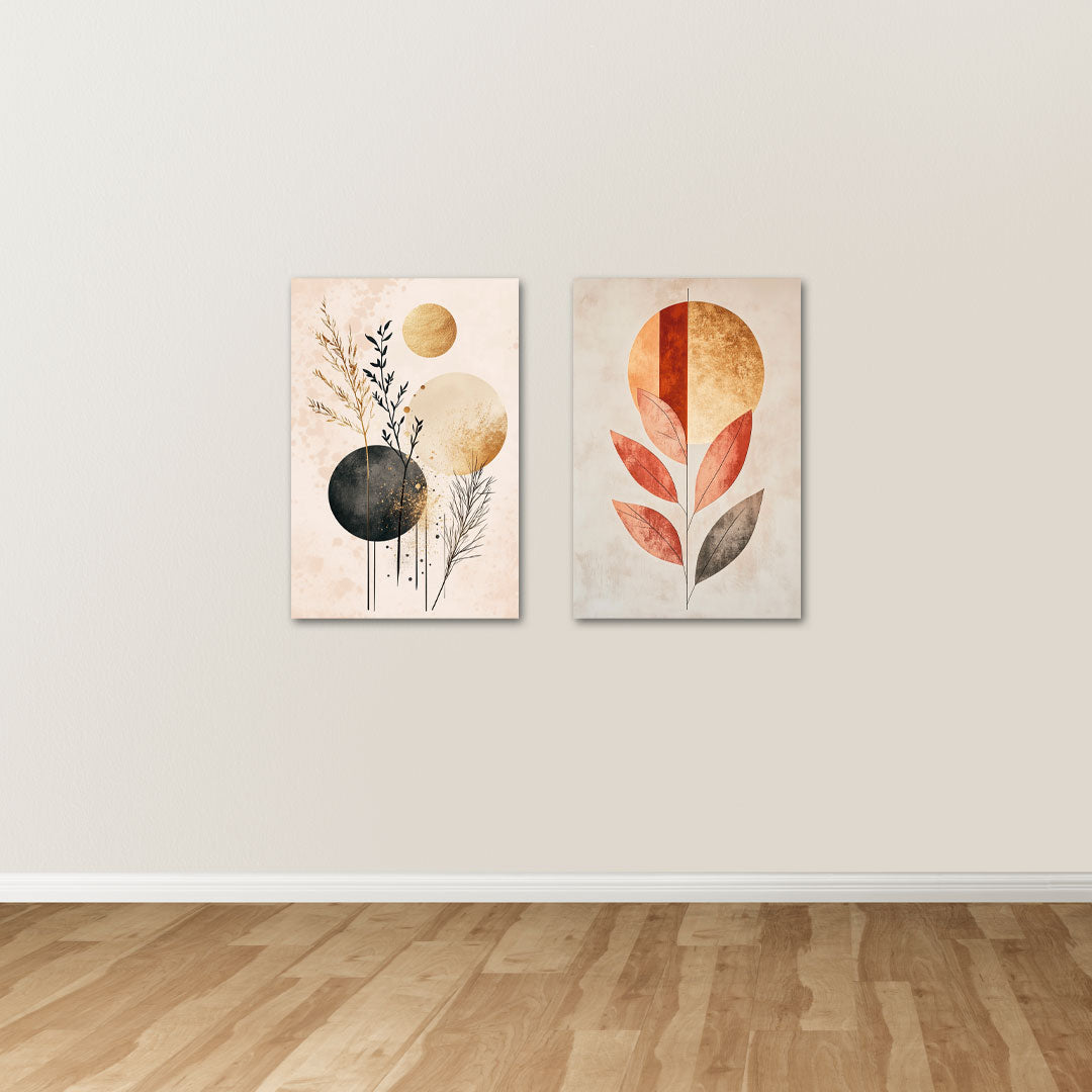 Placa Decorativa Dupla Boho