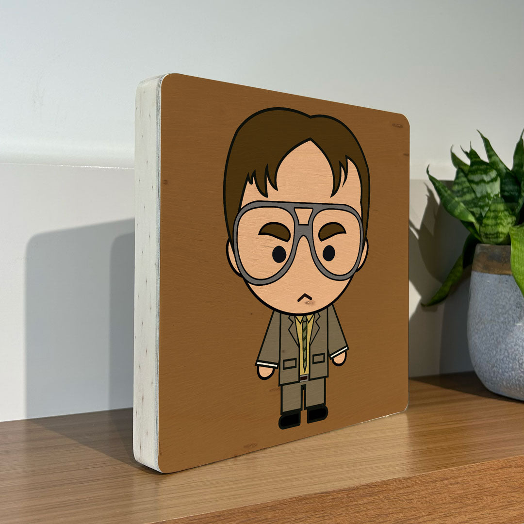 Quadro Decorativo - Dwight Schrute - The Office 20 x 20 cm - Muralist Decor