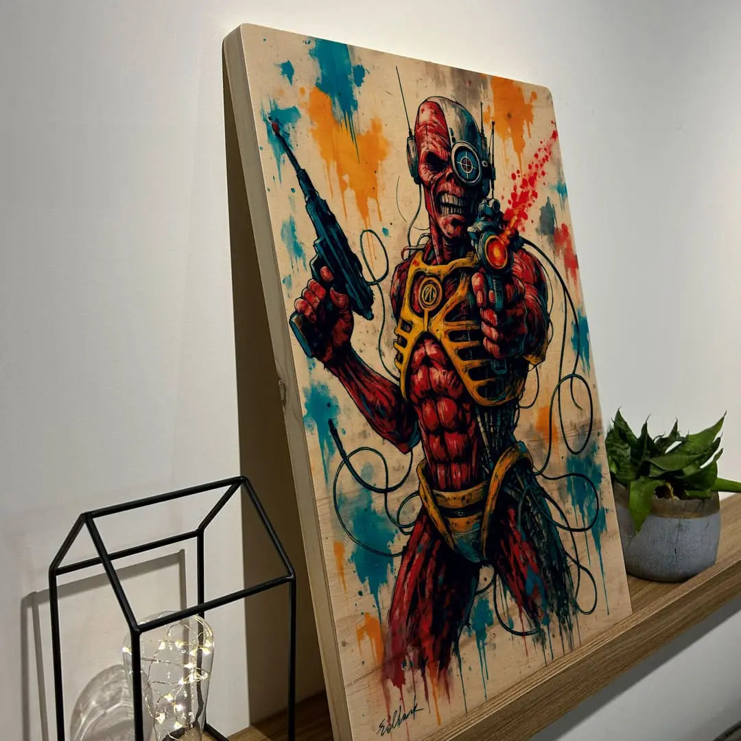 Quadro Decorativo - Iron Maiden Eddie