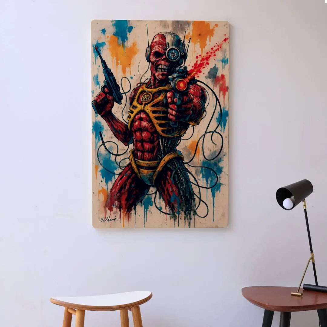 Quadro Decorativo - Iron Maiden Eddie