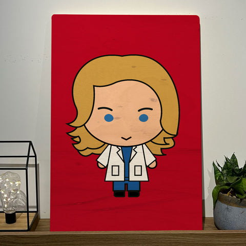 Quadro Decorativo - Erica Hahn - Greys Anatomy 50 x 33 cm - Muralist Decor