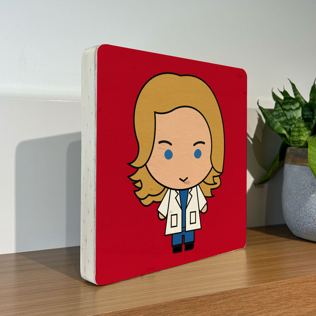 Quadro Decorativo - Erica Hahn - Greys Anatomy 20 x 20 cm - Muralist Decor