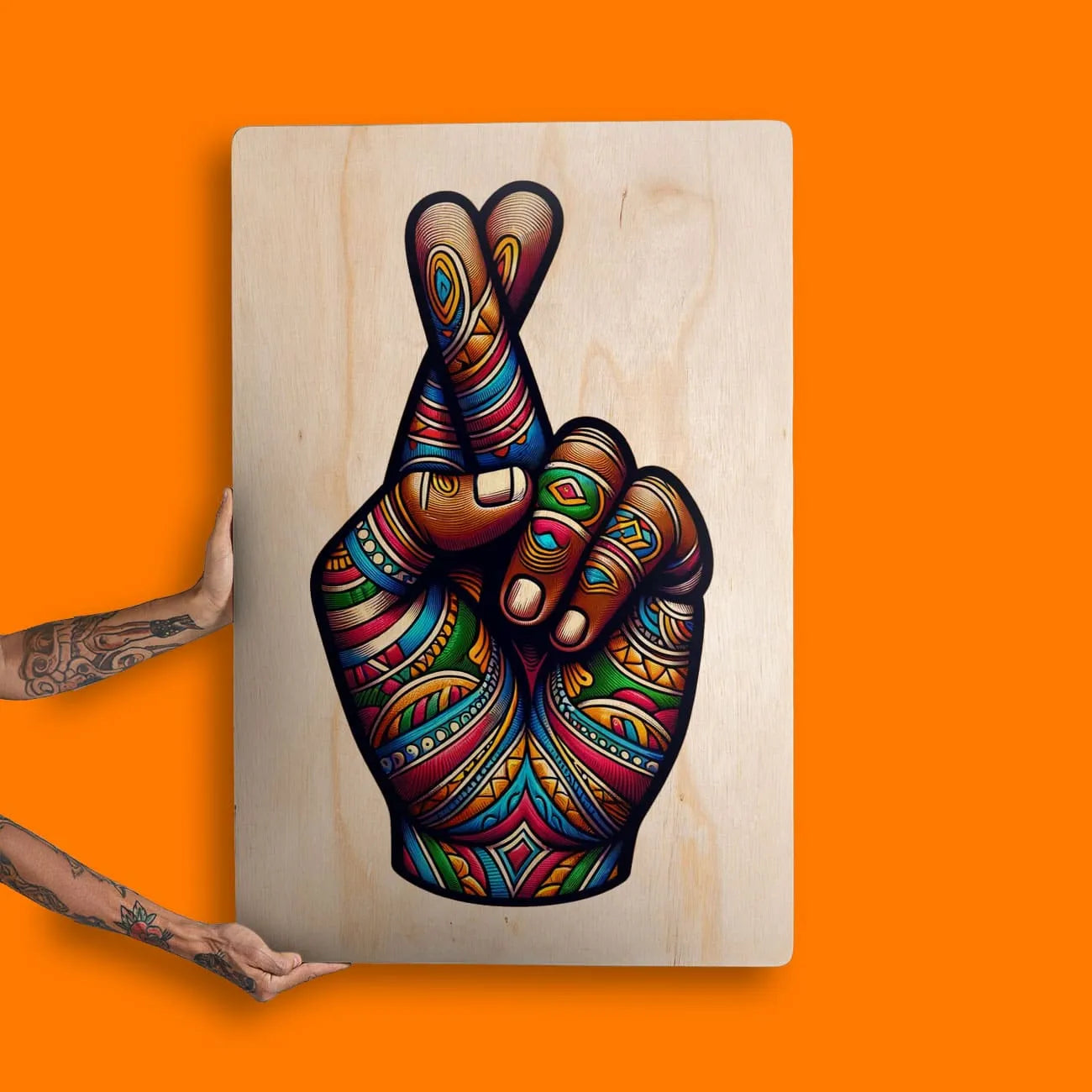 Quadro Decorativo - Mão Figa