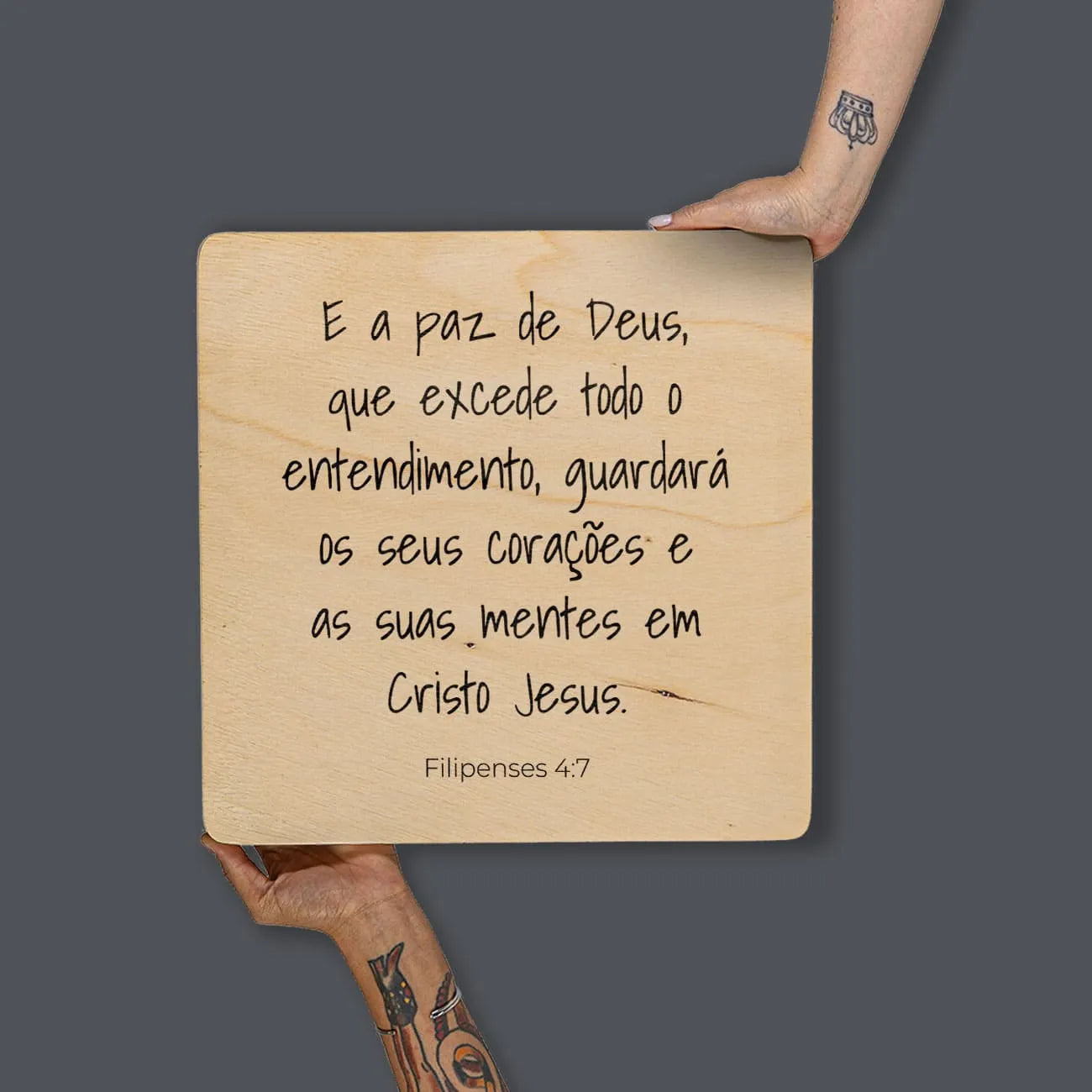 Quadro Decorativo  - Filipenses 4:7