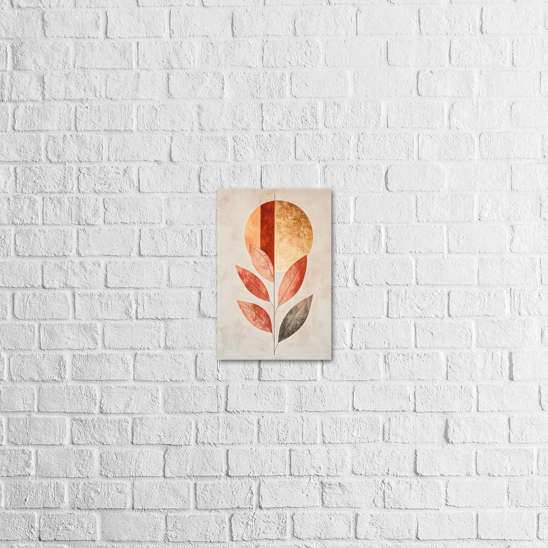 Placa Decorativa Folhas