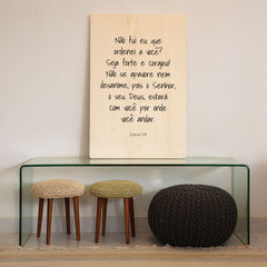 Quadro Decorativo  -  Josué 1:9