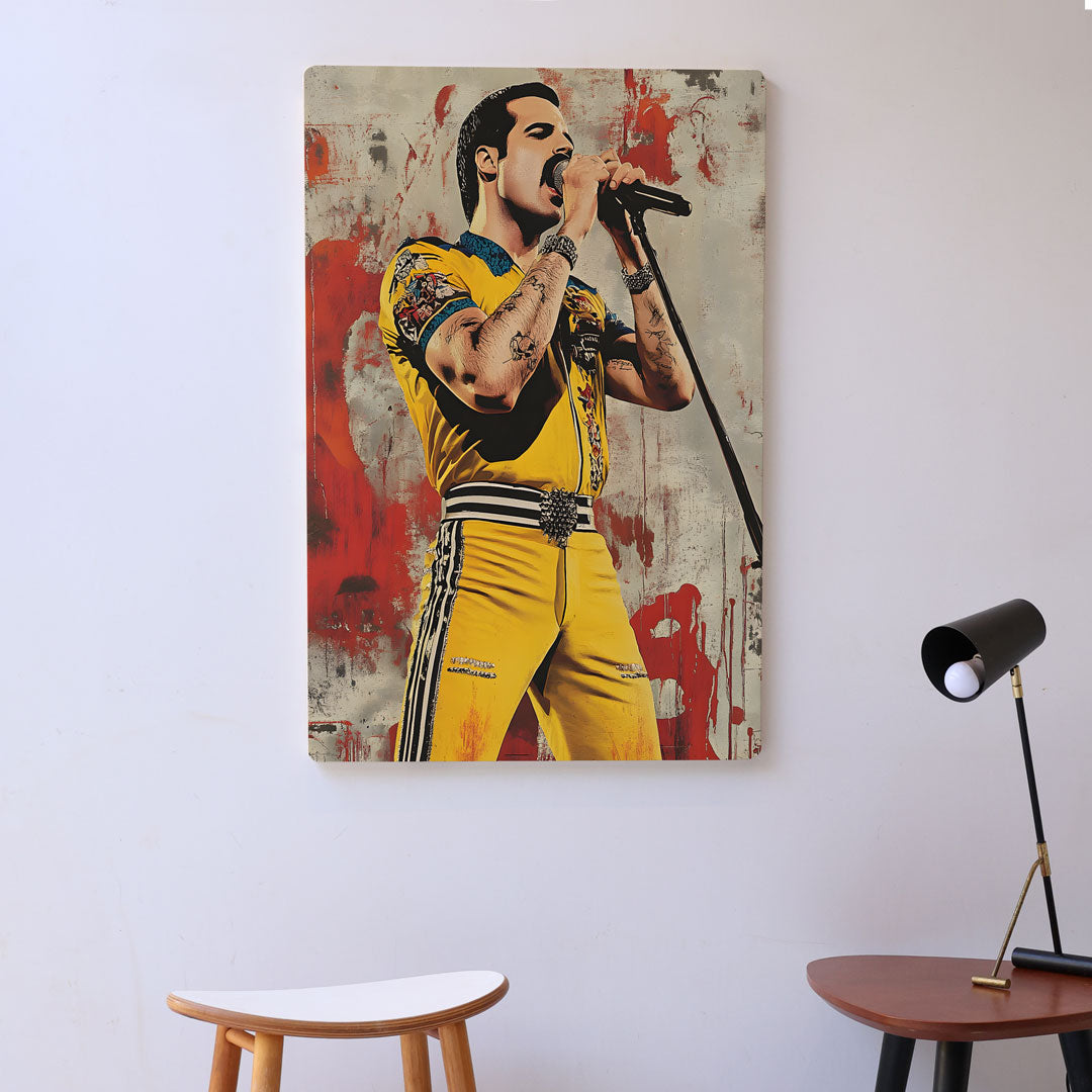 Quadro Decorativo - Freddie Mercury Punk