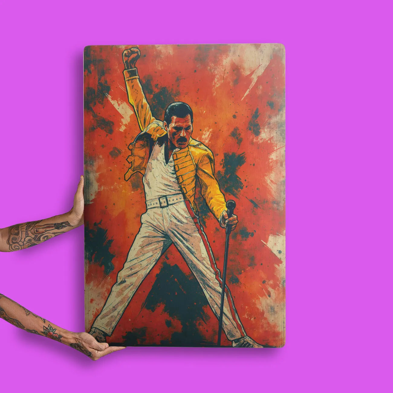 Quadro Decorativo - Freddie Mercury