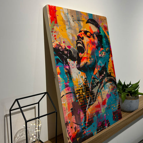 Quadro Decorativo - Colorfull Freddie Mercury