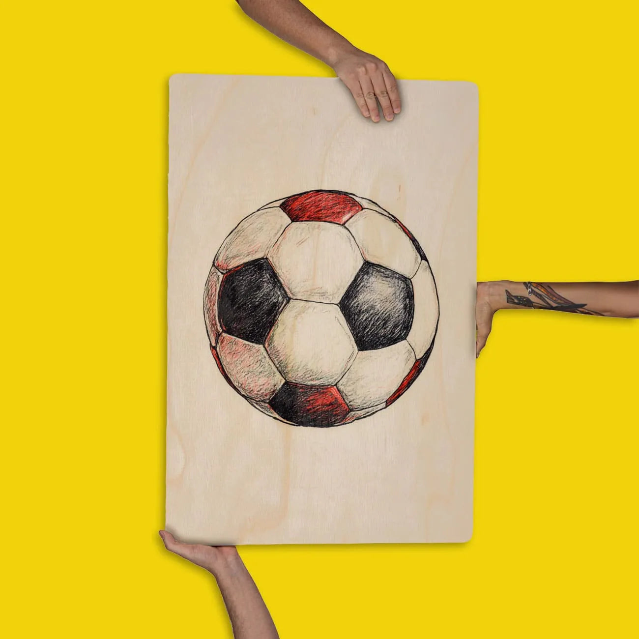 Quadro Decorativo  -  Bola de Futebol