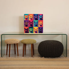 Quadro Decorativo  -   Gatinhos Color