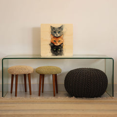 Quadro Decorativo  -  Gatinhos faces