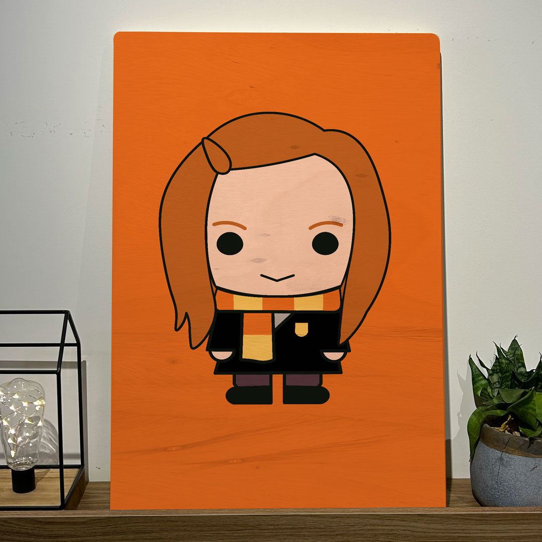 Quadro Decorativo - Gina Weasley- Harry Potter 50 x 33 cm - Muralist Decor