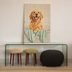 Quadro Decorativo  - Golden na banheira