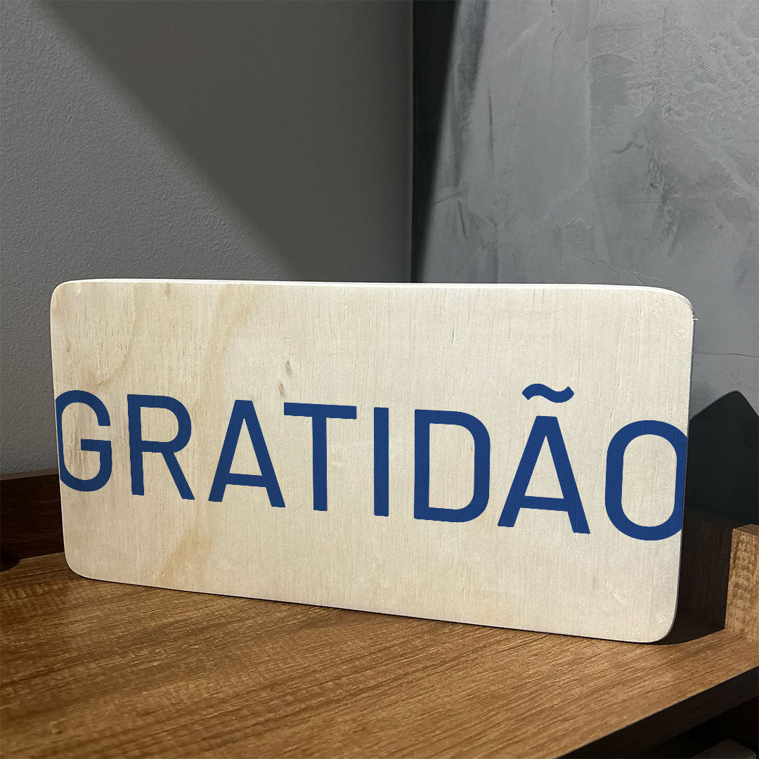 Quadro Decorativo - Gratidão