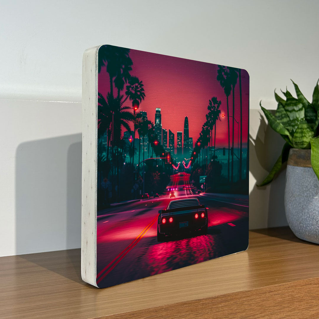 Quadro Decorativo - GTA Carro 20 x 20 cm - Muralist Decor