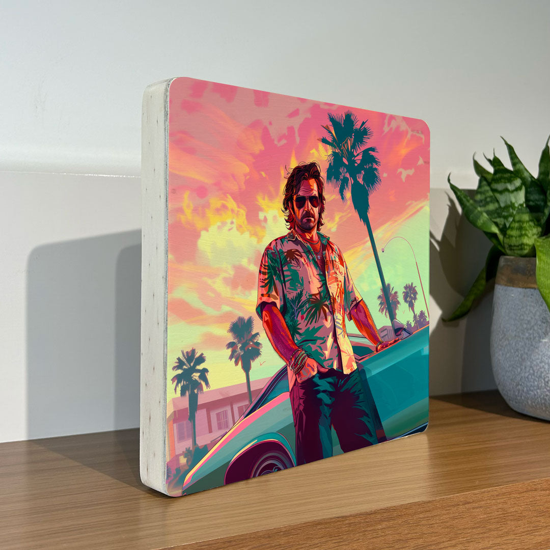 Quadro Decorativo - GTA 20 x 20 cm - Muralist Decor