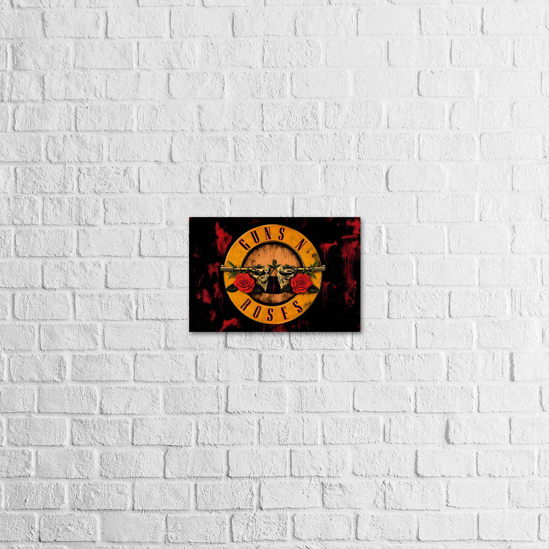 Placa Decorativa Guns N Roses