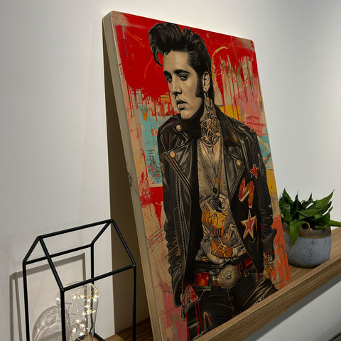 Quadro Decorativo - Elvis Presley Punk