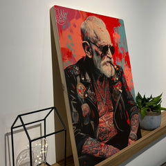 Quadro Decorativo - Freud Punk 50 x 33 cm - Muralist Decor