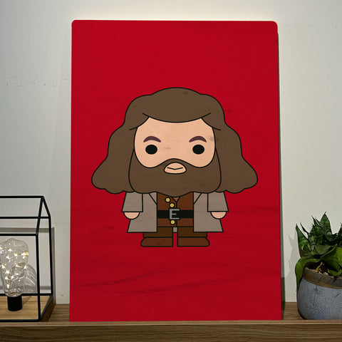 Quadro Decorativo - Rúbeo Hagrid - Harry Potter 50 x 33 cm - Muralist Decor