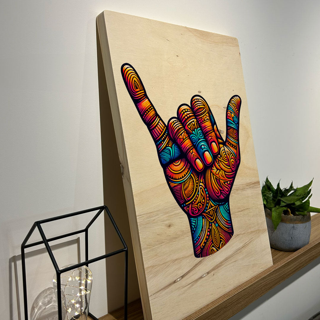 Quadro Decorativo - Mão Hangloose 50 x 33 cm - Muralist Decor