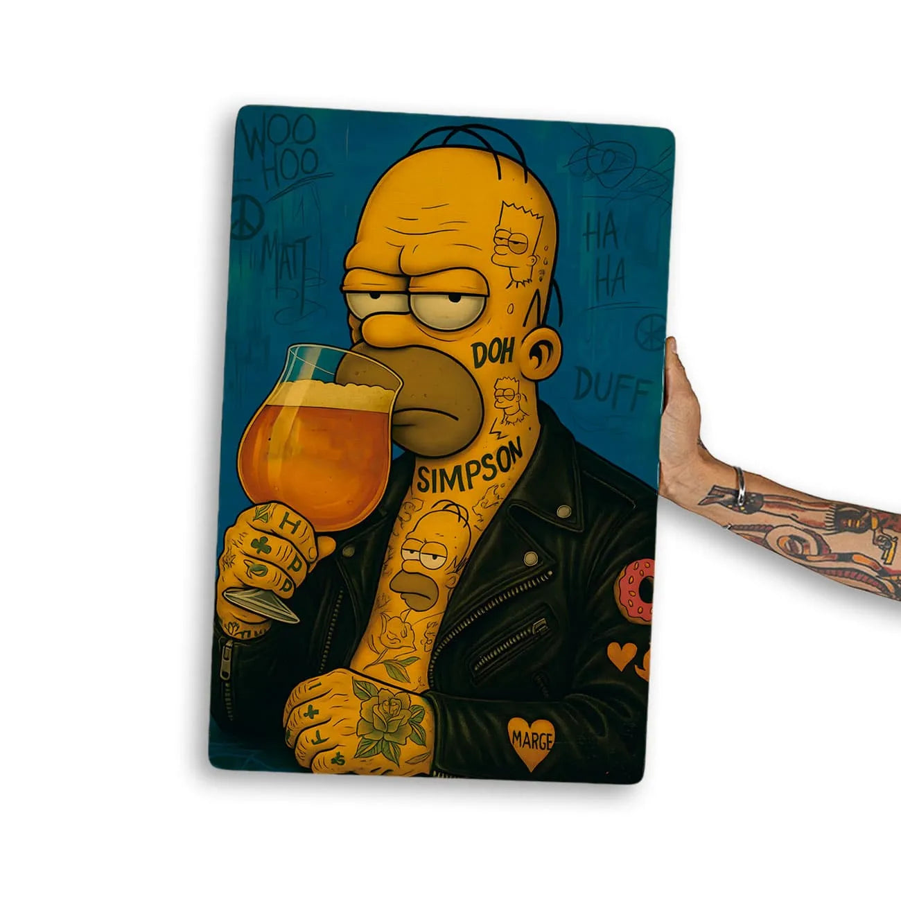 Quadro Decorativo Bares/Pub - Homer Punk
