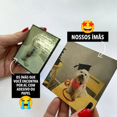 Ímãs de Madeira - Kit Personalizado Kit com 20 ímãs - Muralist Decor