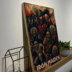 Quadro Decorativo - Iron Maiden Evolução do Eddie