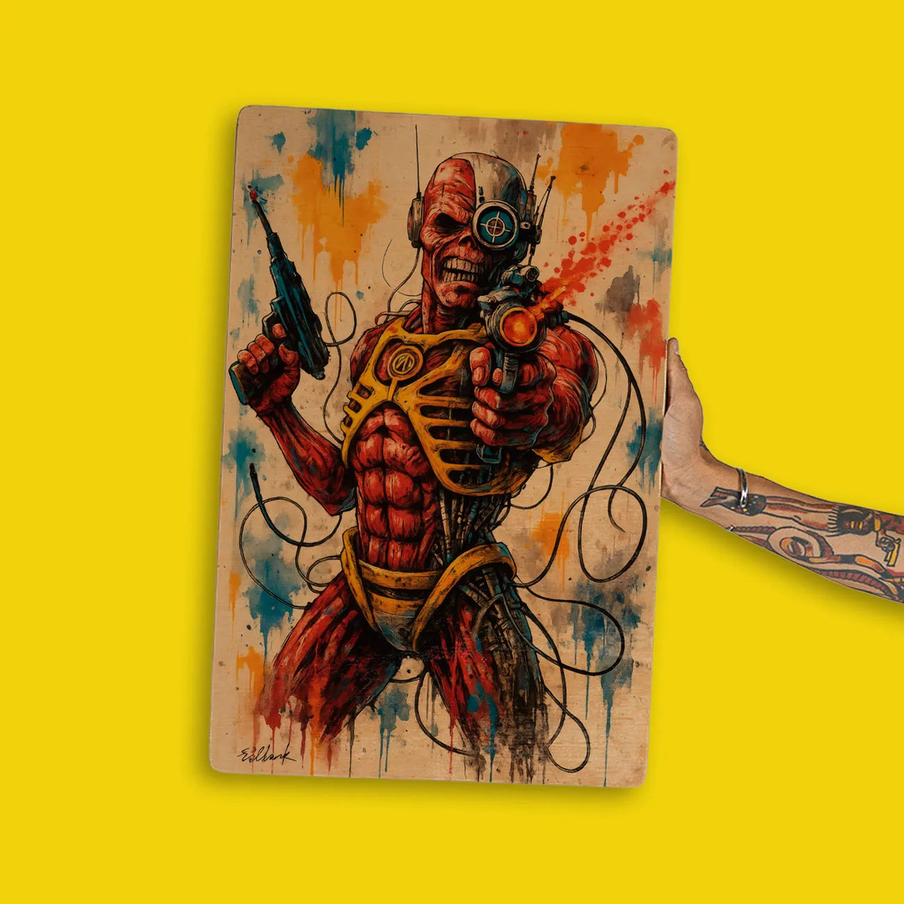 Quadro Decorativo - Iron Maiden Eddie