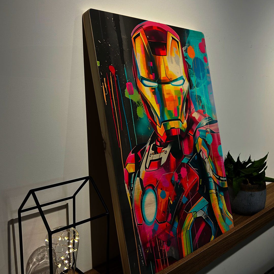 Quadro Decorativo - Colorfull Iron Man