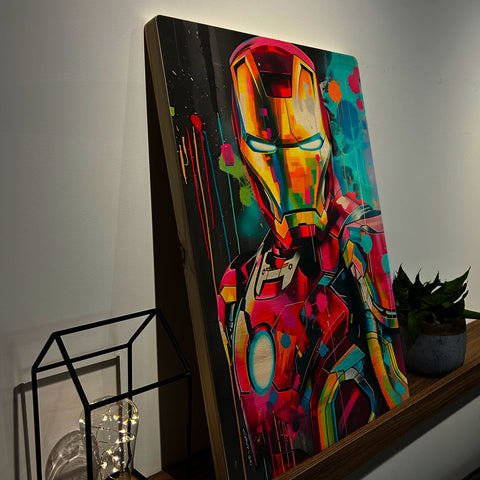 Quadro Decorativo - Colorfull Iron Man