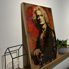 Quadro Decorativo - Isaac Newton Punk 50 x 33 cm - Muralist Decor