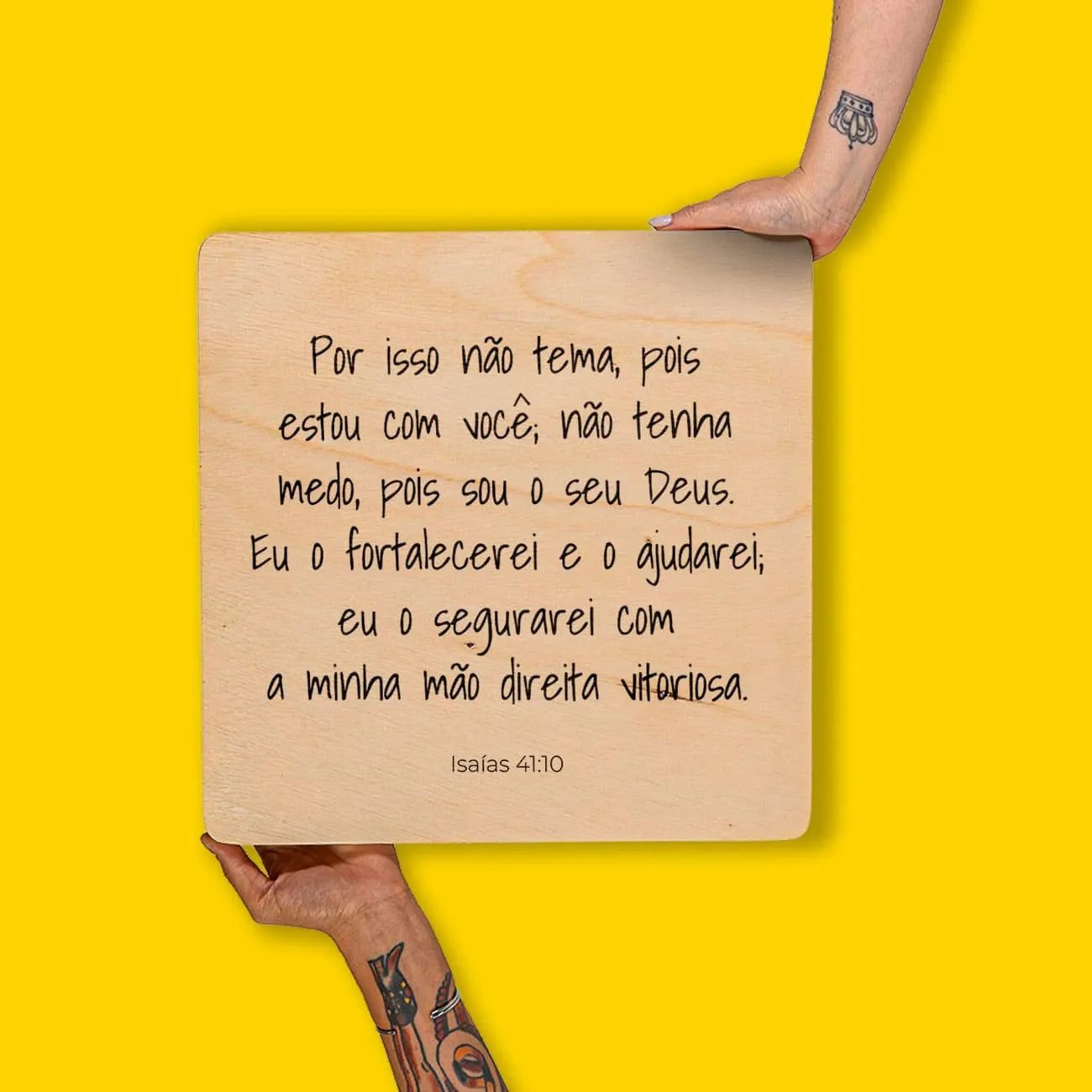 Quadro Decorativo  -  Isaías 41:10