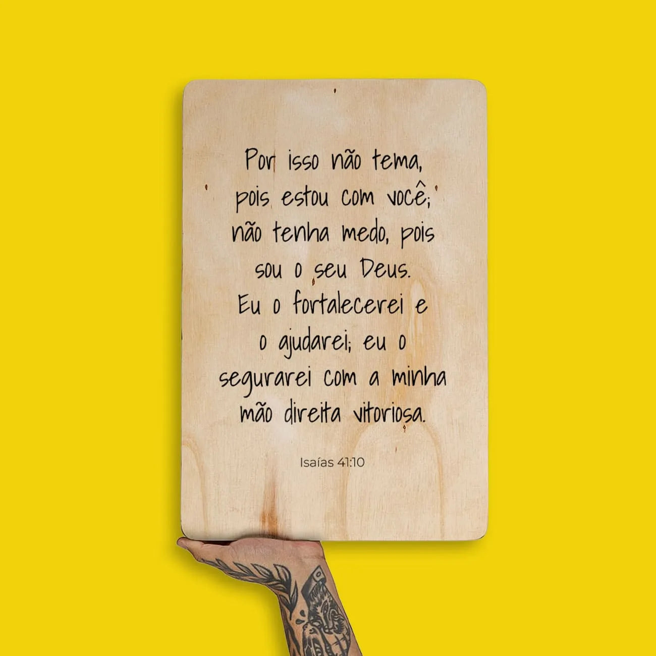 Quadro Decorativo  -  Isaías 41:10