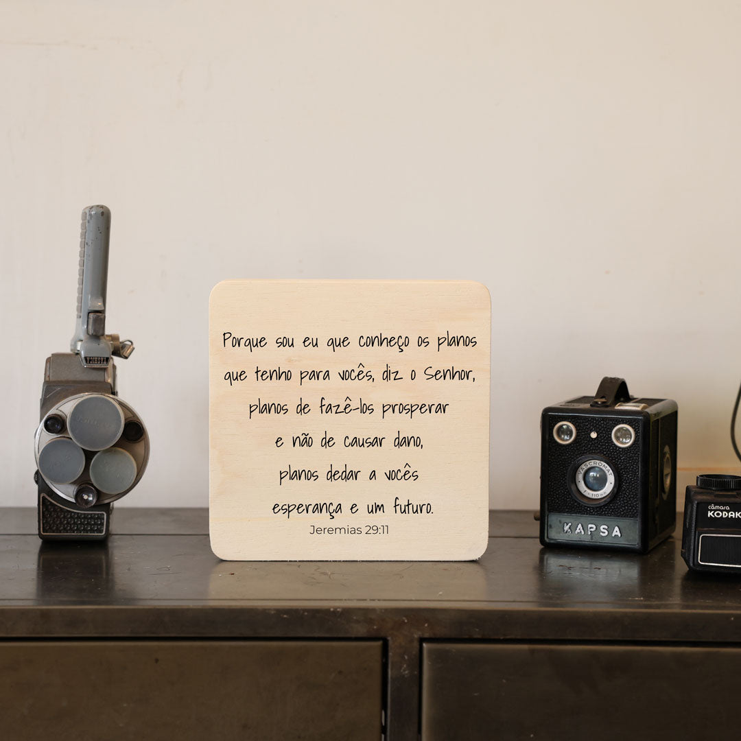 Quadro Decorativo  - Jeremias 29:11