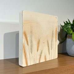 Quadro Decorativo - Do Trigo ao Pão 20 x 20 cm - Muralist Decor