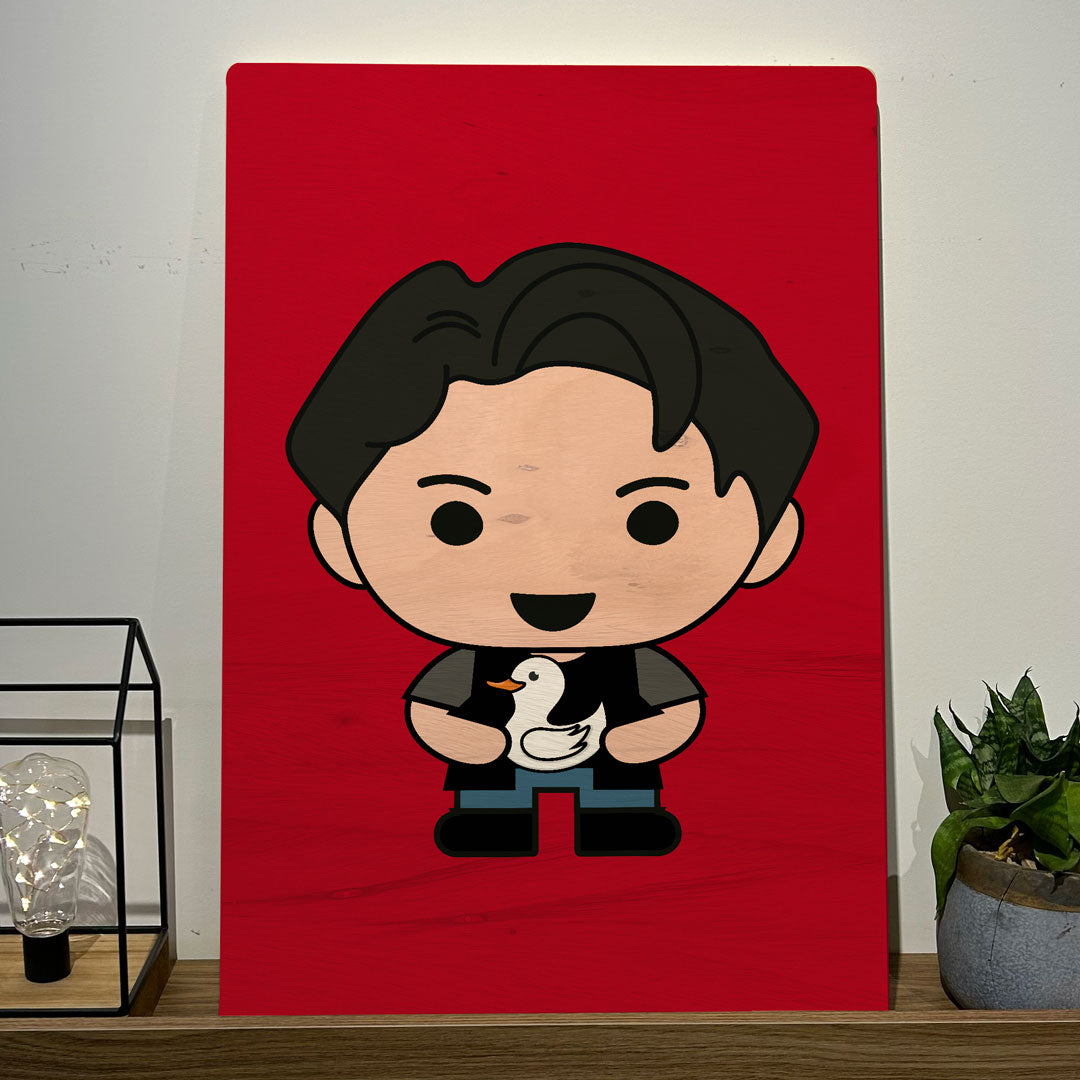 Quadro Decorativo - Joey Tribbiani - Friends 50 x 33 cm - Muralist Decor