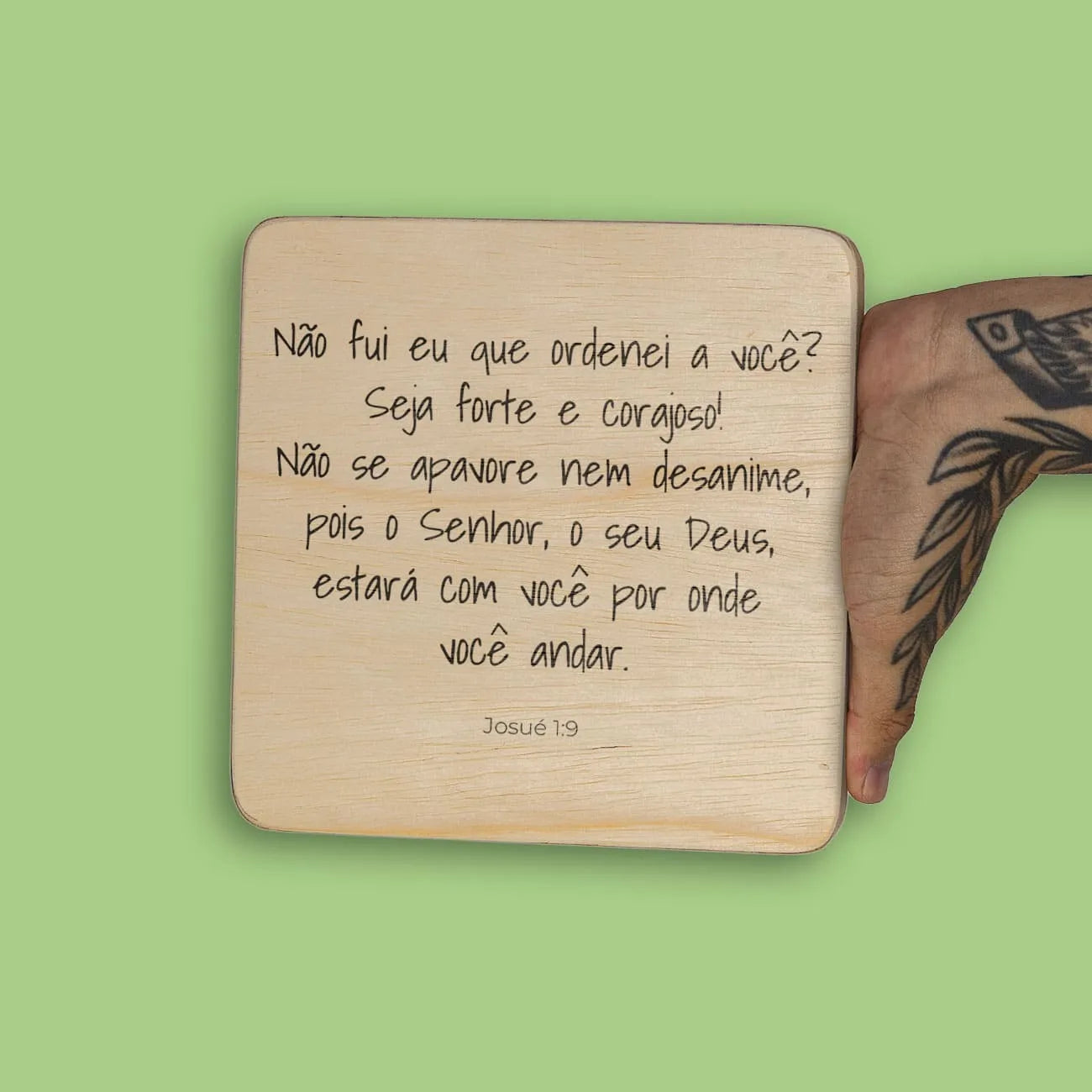 Quadro Decorativo  -  Josué 1:9