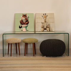 Quadro Decorativo - Kit Banheiro Animais