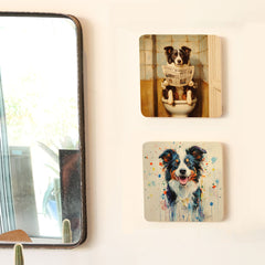 Quadro Decorativo - Kit Border Collie