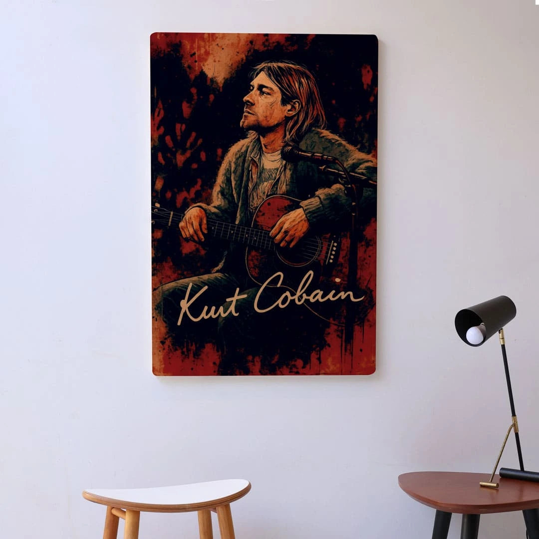 Quadro Decorativo - Kurt Cobain
