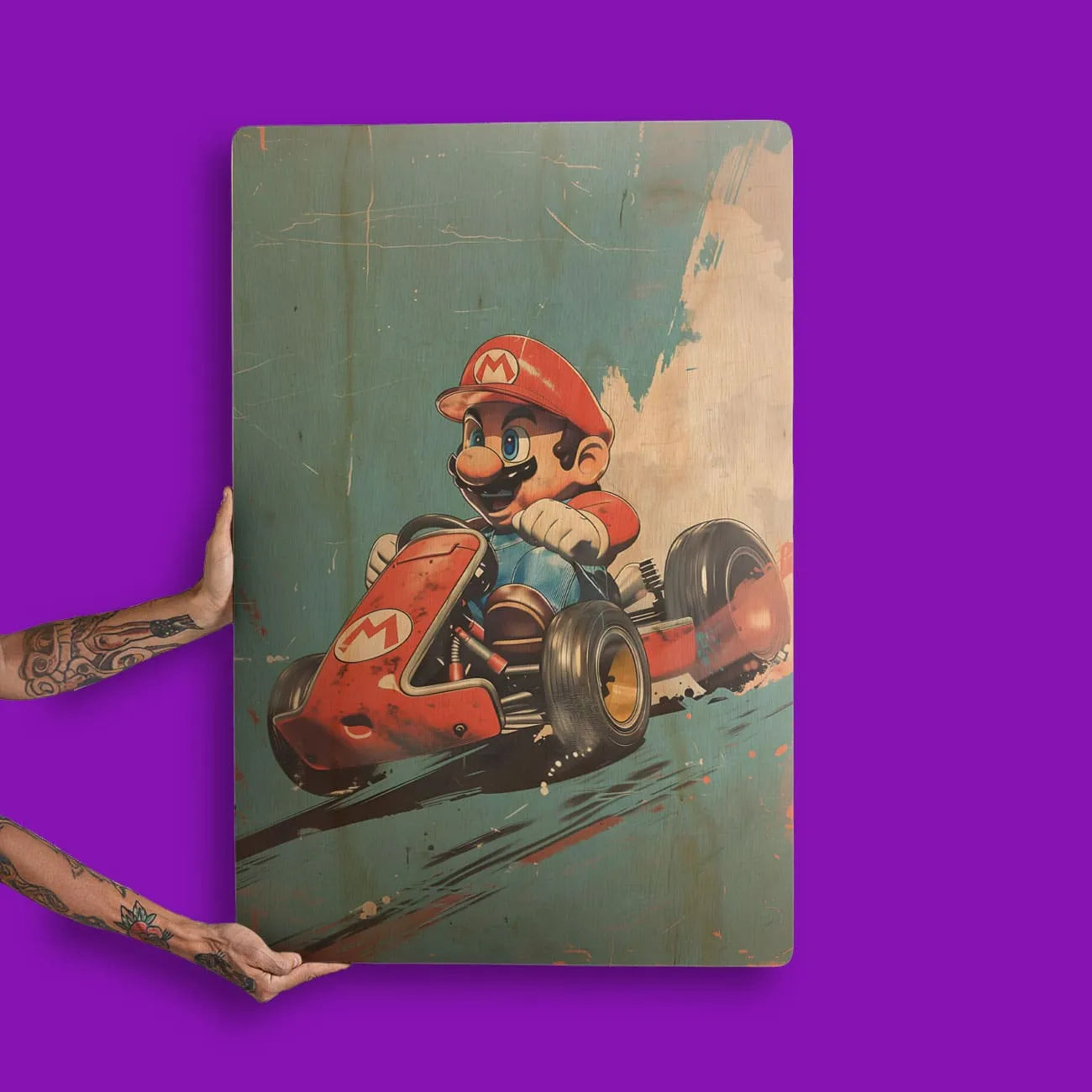 Quadro Decorativo -  Mario Kart