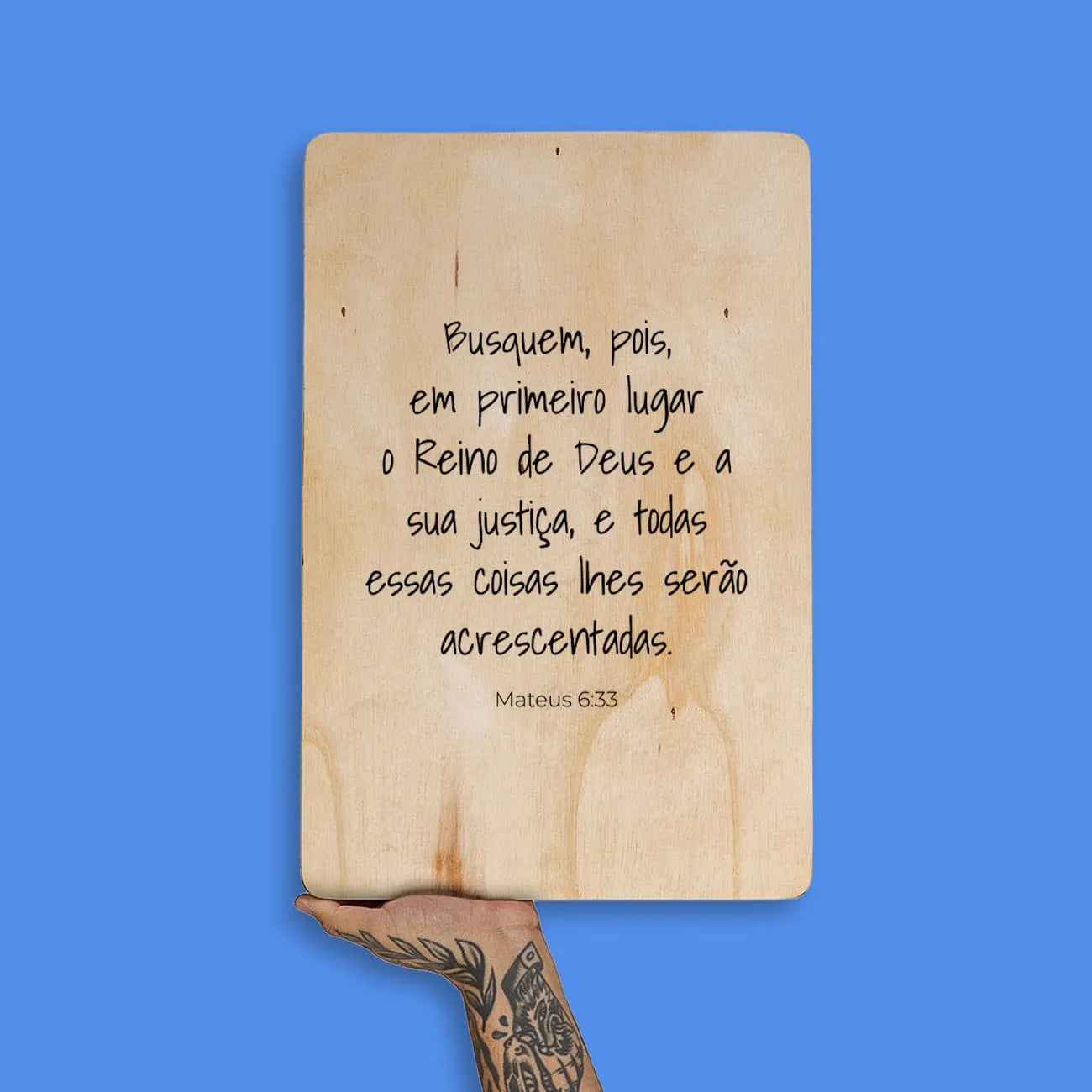 Quadro Decorativo  - Mateus 6:33