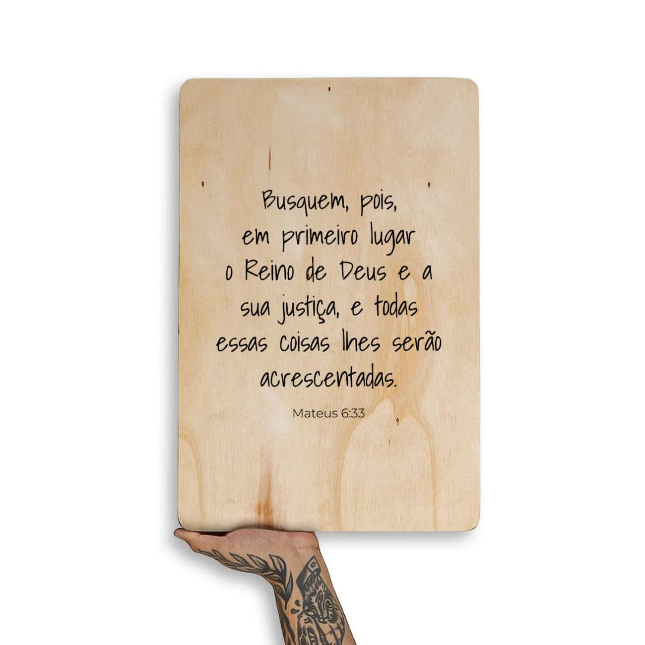 Quadro Decorativo  - Mateus 6:33
