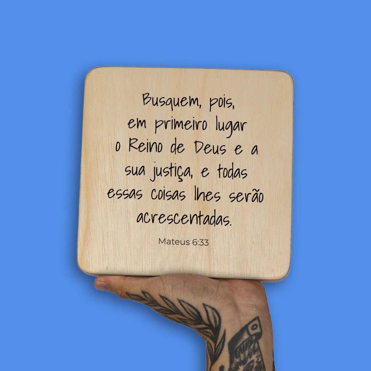 Quadro Decorativo  - Mateus 6:33
