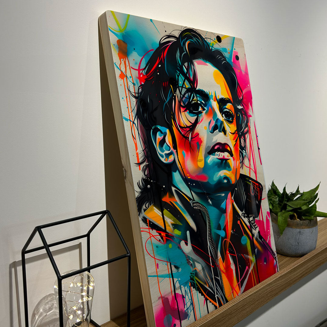 Quadro Decorativo - Colorfull Michael Jackson